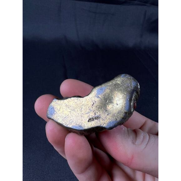 VTG brass PEWTER figurine statue HIGHLAND SCOTISH TERRIER DOG MINIATURE JAPAN - Picture 5 of 7